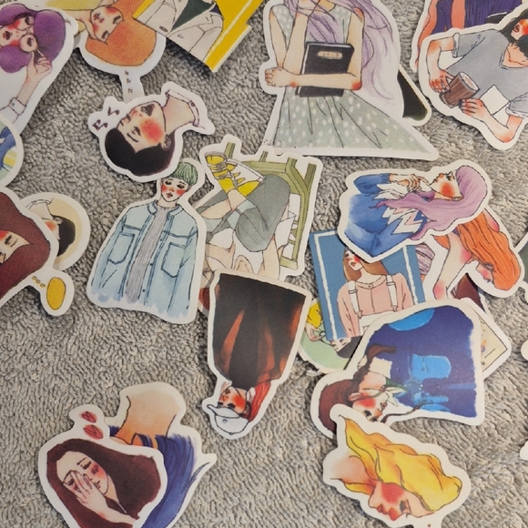 Colorful Character Stickers - Picture 4 of 4